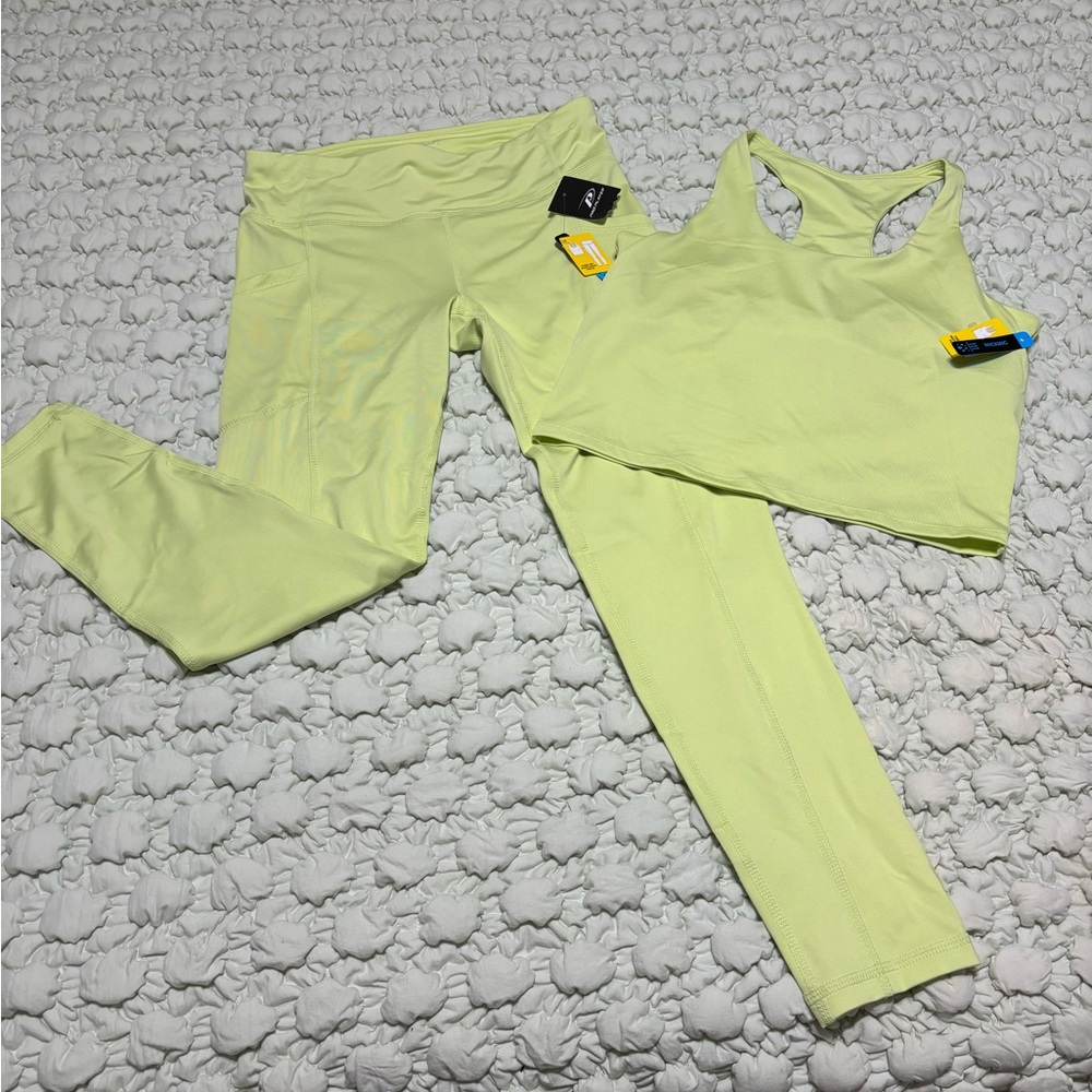 Women's Lime Green Activewear Set